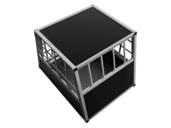 Juskys Alu Hundetransportbox M* Hundebedarf