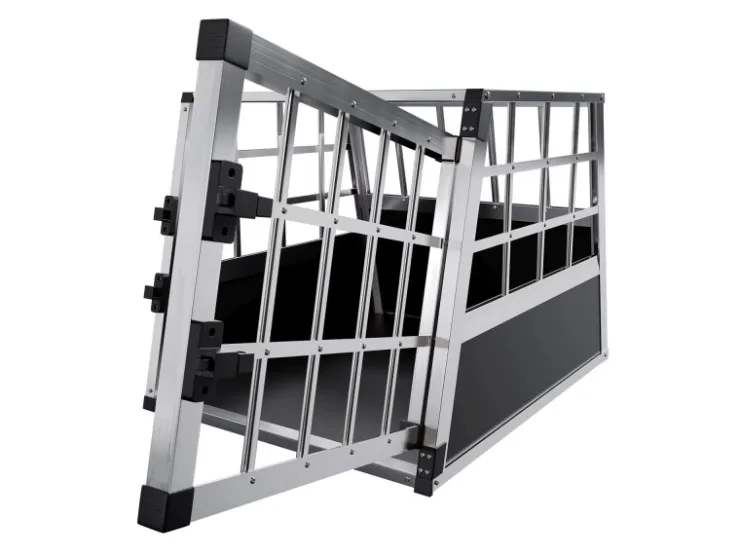 Juskys Alu Hundetransportbox M* Hundebedarf