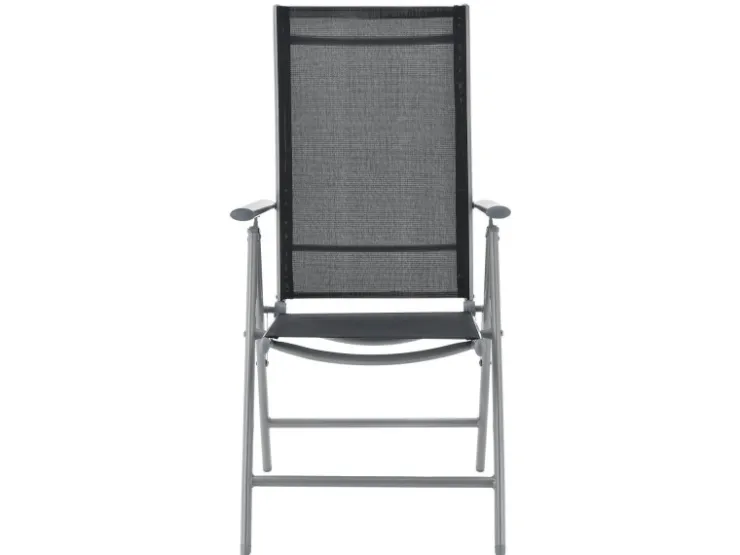 Juskys Aluminium Gartengarnitur Milano 9 Teilig mit Tisch und 8 Stühlen
