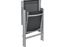 Juskys Aluminium Gartengarnitur Milano 9 Teilig mit Tisch und 8 Stühlen