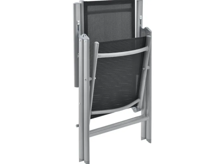 Juskys Aluminium Gartengarnitur Milano 9 Teilig mit Tisch und 8 Stühlen