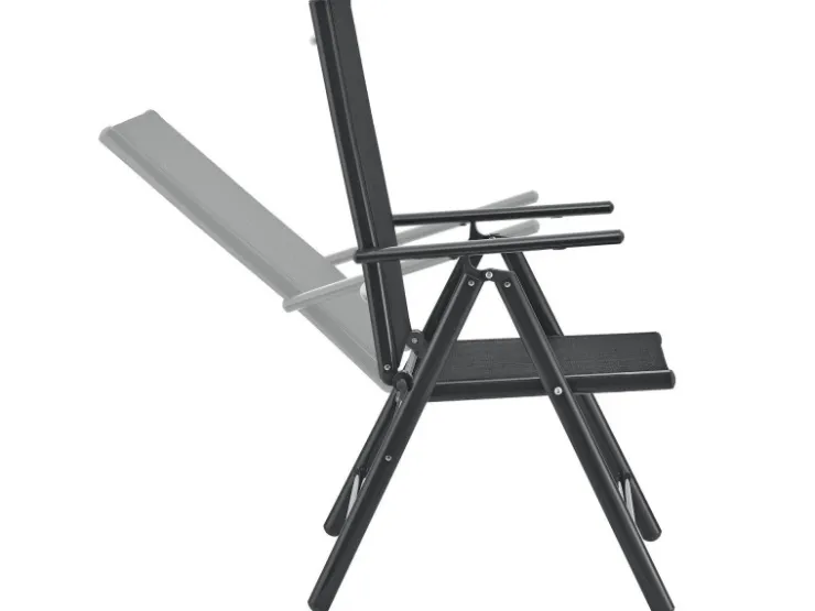 Juskys Aluminium Gartengarnitur Milano 5 Teilig mit Tisch und 4 Stühlen