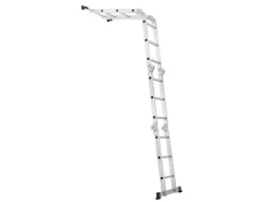 Juskys Aluminium Multifunktionsleiter 3,6m Tragfähigkeit bis 150 kg* Leitern