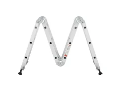 Juskys Aluminium Multifunktionsleiter 3,6m Tragfähigkeit bis 150 kg* Leitern