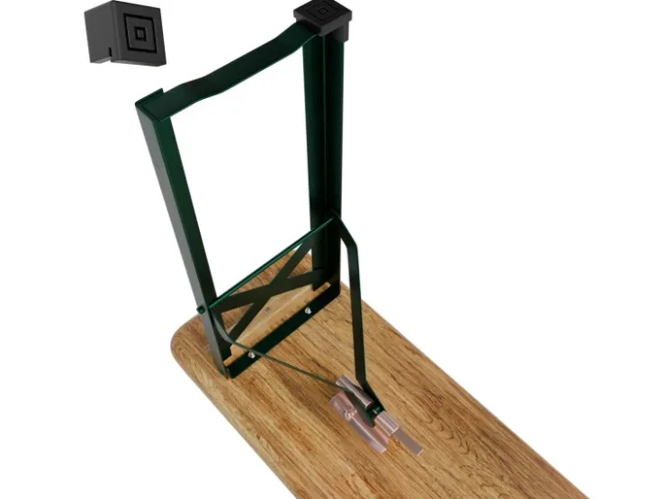 Juskys Bierzeltgarnitur Passau 3 teilig klappbar mit lackiertem Tannenholz 220 cm* Klarlacke
