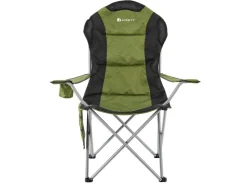 Juskys Campingstuhl Lido mit Flaschenhalterung und Tragetasche
