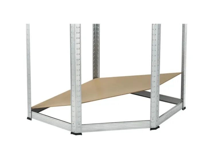 Juskys Eckregal Lagerregal Corner Easy 160 x 75 x 40 bis 75 cm