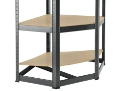 Juskys Eckregal Lagerregal Corner Basic 180 x 70 x 40 cm in