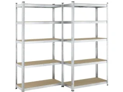 Juskys 3er Regalsystem 1 Corner und 2 Basic Insgesamt 15 Böden mit 2625 kg Tragkraft* Kellerregale|Regalsysteme