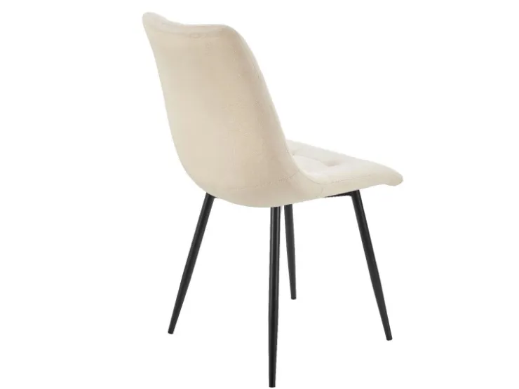 Juskys Esszimmerstuhl Blanca 6er Set mit Samt