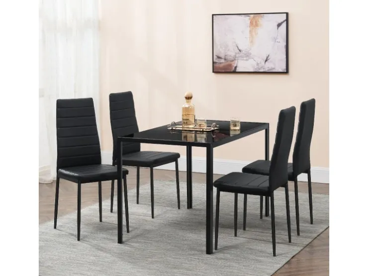 Juskys Esszimmerstuhl Loja 4er Set