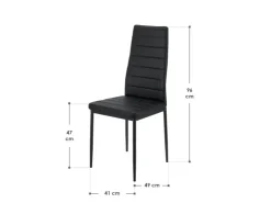 Juskys Esszimmerstuhl Loja 4er Set