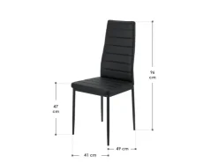 Juskys Esszimmerstuhl Loja 2er Set