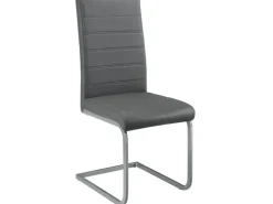 Juskys Freischwinger Stuhl Vegas 2er Set aus Kunstleder* Stühle