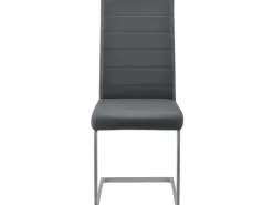 Juskys Freischwinger Stuhl Vegas 2er Set aus Kunstleder* Stühle