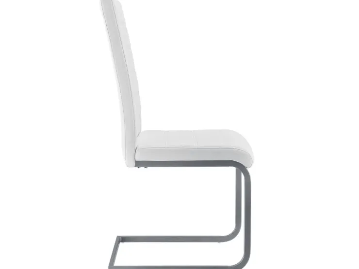 Juskys Freischwinger Stuhl Vegas 2er Set aus Kunstleder