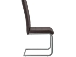 Juskys Freischwinger Stuhl Vegas 2er Set aus Kunstleder* Stühle