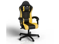 Juskys Gamingstuhl HyperSeat Schwarz/Gelb* Stühle