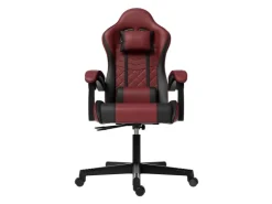 Juskys Gamingstuhl HyperSeat Bordeaux/Schwarz* Kissen