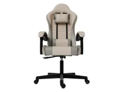 Juskys Gamingstuhl HyperSeat Beige/Hellgrau