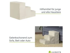 Juskys Haustiertreppe Timmy mit 3 Stufen