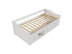 Juskys Kinder Funktionsbett Nalu 90x200 cm* Betten
