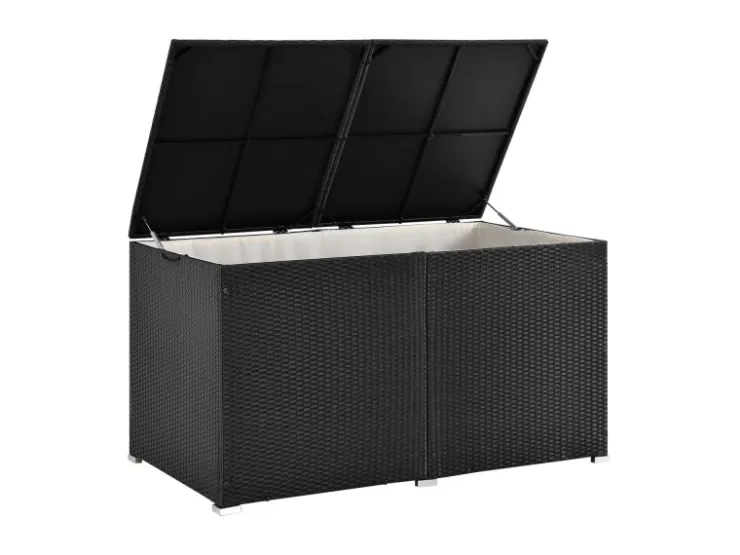 Juskys Polyrattan Gartenmöbel Auflagenbox Ikaria mit Innenplane in