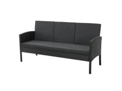 Juskys Polyrattan Gartenmöbel Sitzgruppe Turin* Hocker