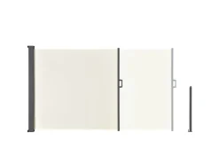 Juskys Seitenmarkise Dubai 300 x 180 cm