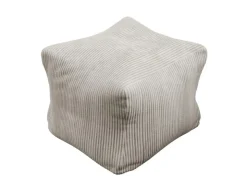 Juskys Sitzsack Chillex mit Hocker L in Stoff Cord