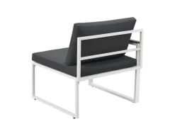 Juskys Sofa Set Gartenmöbel Bari mit Bezügen in Dunkelgrau* Sofas