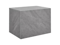 Juskys Wandschrank Nachttisch 40x29x30 cm mit 2 Schubladen optik* Schweberegale