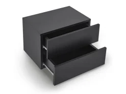 Juskys Wandschrank Nachttisch 40x29x30 cm mit 2 Schubladen* Schweberegale