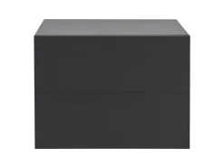 Juskys Wandschrank Nachttisch 40x29x30 cm mit 2 Schubladen* Schweberegale