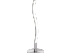 Just Light. LED Tischleuchte Wave Stahl H: 30 cm