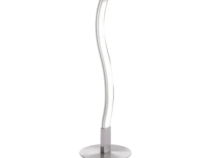 Just Light. LED Tischleuchte Wave Stahl H: 30 cm