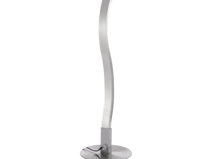 Just Light. LED Tischleuchte Wave Stahl H: 30 cm