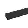 Kaindl Wandanschlussprofil 300 cm x 2,4 cm Schwarz