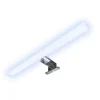 kalb LED Badleuchte Spiegellampe Aufbauleuchte für Spiegel Schrank Oder Wand 230VAC IP44 Chrom 4000K 45cm Länge* Schränke