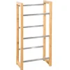 Karat Bambus-Flaschenkastenständer Flash - Robustes Lagerregal für Büro, Küche, Garage oder Flur - 112 x 56 x 32 cm* Flaschenregale