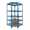 Karat Eckregal - Hohe Traglast - Individuell Einsetzbar - Blau 180 x 90 x 42 x 60 cm* Eckregale
