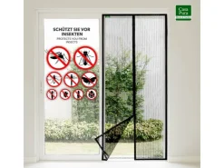 Karat Fliegengitter Sam Gestreift Klebemontage Klettverschluss 100 x 210 cm* Insektenschutz