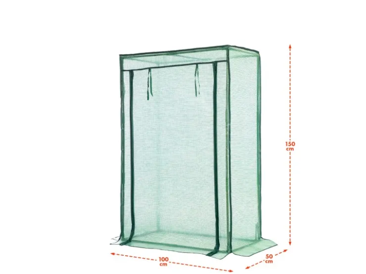 Karat Gewächshaus Botanika Robust und Witterungsbeständig Eckig 100 x 150 x 50 cm