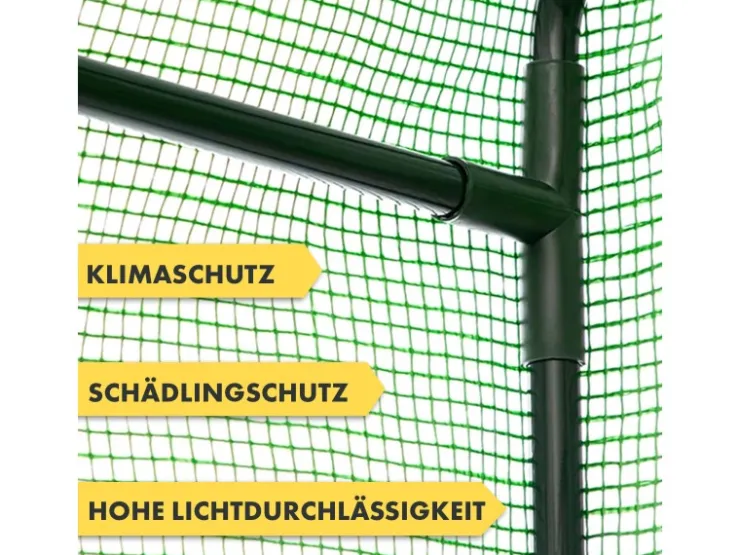 Karat Gewächshaus Botanika Robust und Witterungsbeständig Eckig 100 x 150 x 50 cm