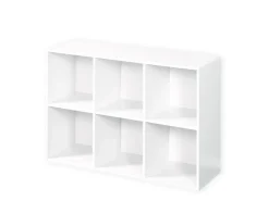 Karat Holzregal Vermont Stilvoller Raumteilerregal Mit 6 Fächern* Bücherregale