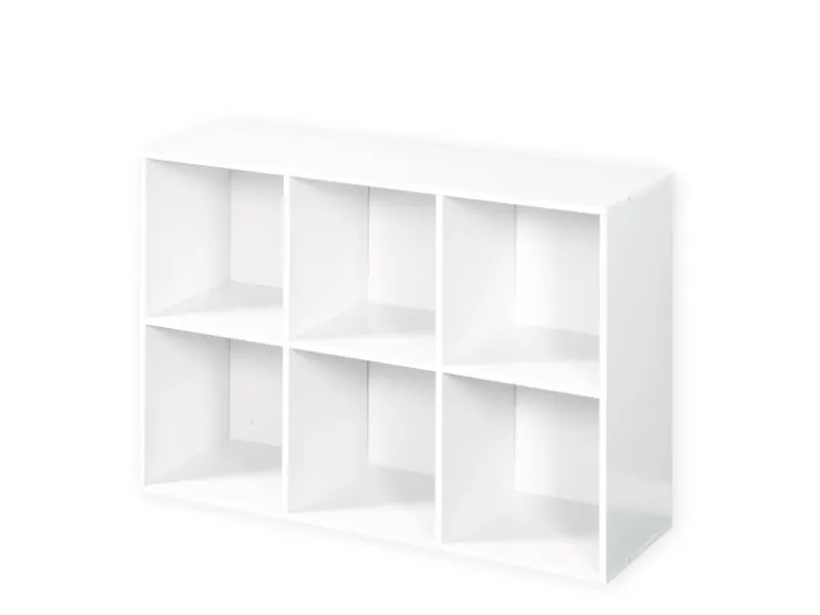 Karat Holzregal Vermont Stilvoller Raumteilerregal Mit 6 Fächern* Bücherregale