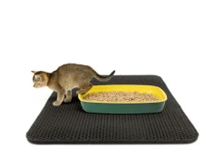 Karat Katzenstreumatte Charly in Wabendesign Abwaschbar 61 x 38 cm* Katzenbedarf