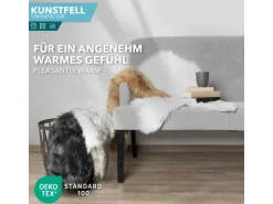 Karat Kunstfell Nelly Flauschiges Dekofell Individuell Einsetzbar