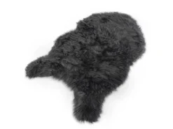 Karat Kunstfell Nelly Flauschiges Dekofell Individuell Einsetzbar Charcoal Grey* Sessel