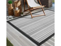Karat Outdoor Teppich Bologna mit Bordüre Witterungsbeständig und Modern 160 x 230 cm* Bordüren